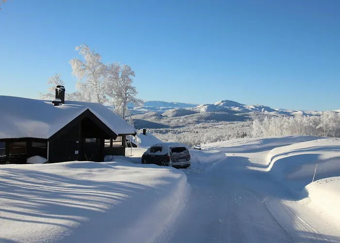 Architectural Gem With Views Of Hallingskarvet *