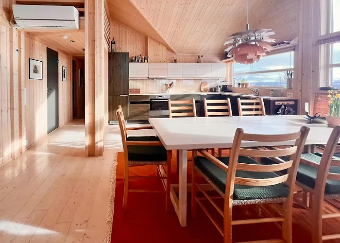 펜션 Architectural Gem With Views Of Hallingskarvet
